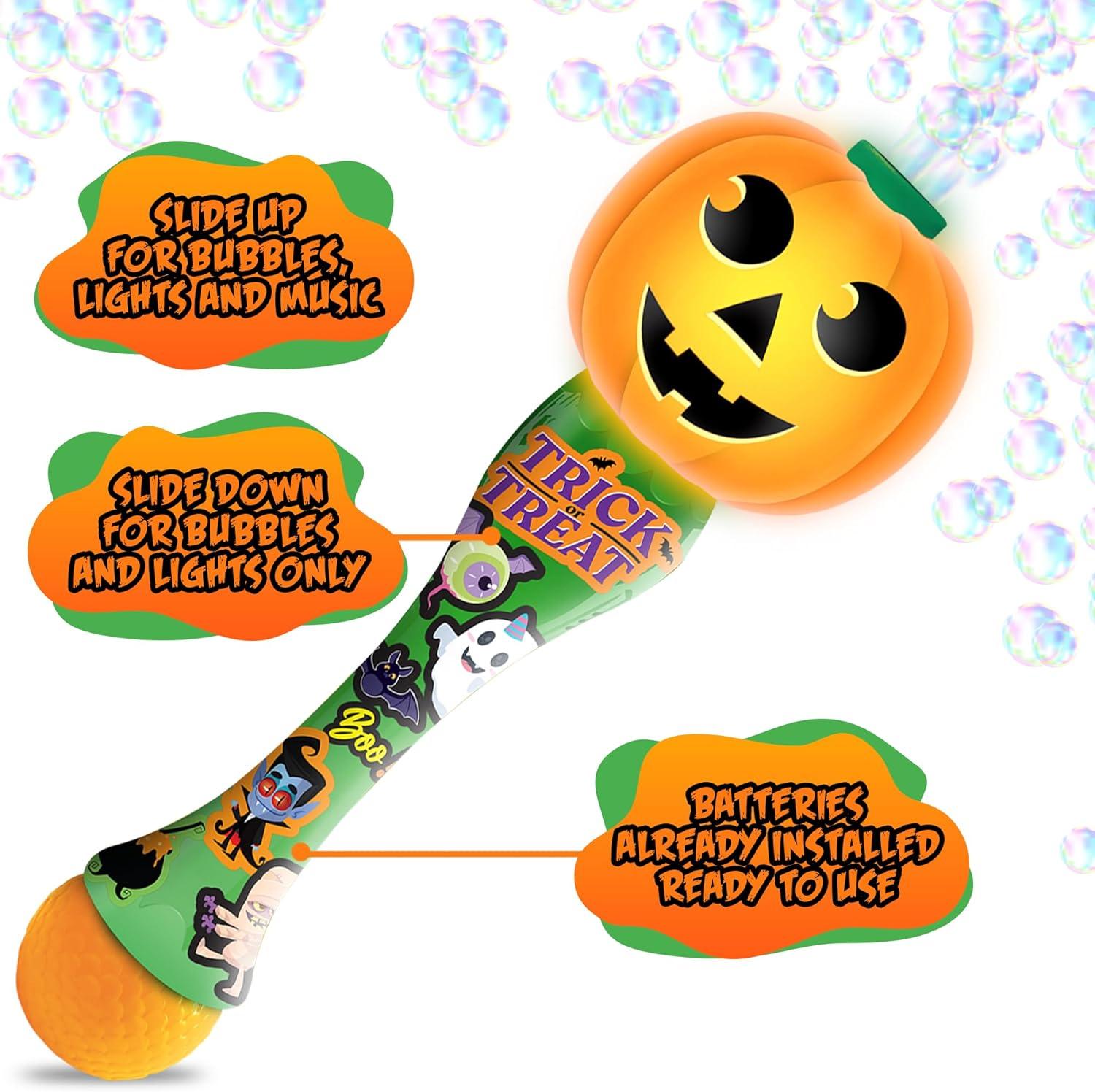 imageArtCreativity Halloween Bubble Wand ampamp Glow in The Dark Eye Bouncing Balls