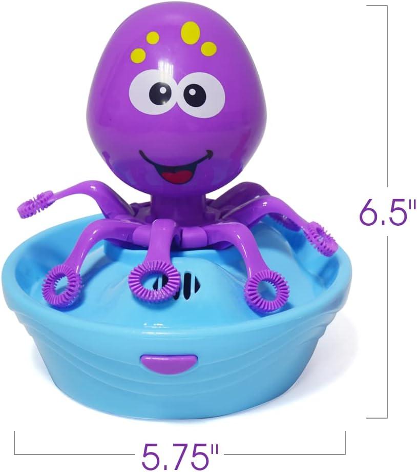 imageArtCreativity Octopus Bubble Machine for Kids Includes 1 Bubbles Blowing Toy and 1 Bottle of Solution Fun Summer Outdoor or Party Activity Great Bubble Gift for Boys and GirlsOctopus Bubble Machine