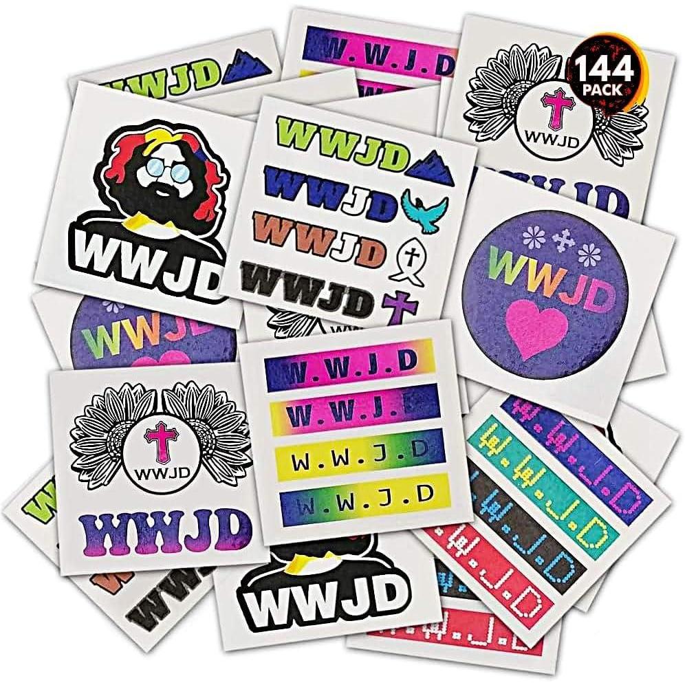 imageArtCreativity Dragon Individual Temporary Tattoos for Kids  Bulk Pack of 144 PreCut Dragons Tattoos in Assorted Designs NonToxic 2 Inch  Dragon Tattoo Birthday Party Favors Goodie Bag StuffersWWJD