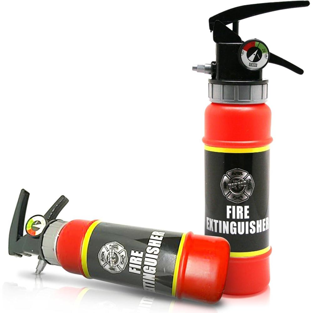 imageArtCreativity Fire Extinguisher Squirter Toy  Pack of 29 Inch Water Extinguisher with Realistic Design Fun Outdoor Summer Toy  Great Firefighter Accessories for Kids  Novelty Gag Gift9 Inch