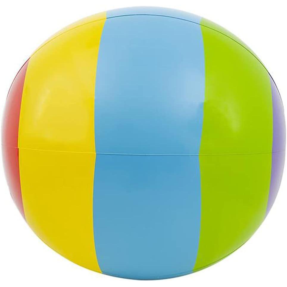 imageArtCreativity Jumbo Beach Ball 1pc Large 30 Inch Beach Ball for Kids and Adults Swimming Pool Toy for Active Play Classic Pool Party Dcor Outdoor Toy for Kids in Vibrant Colors