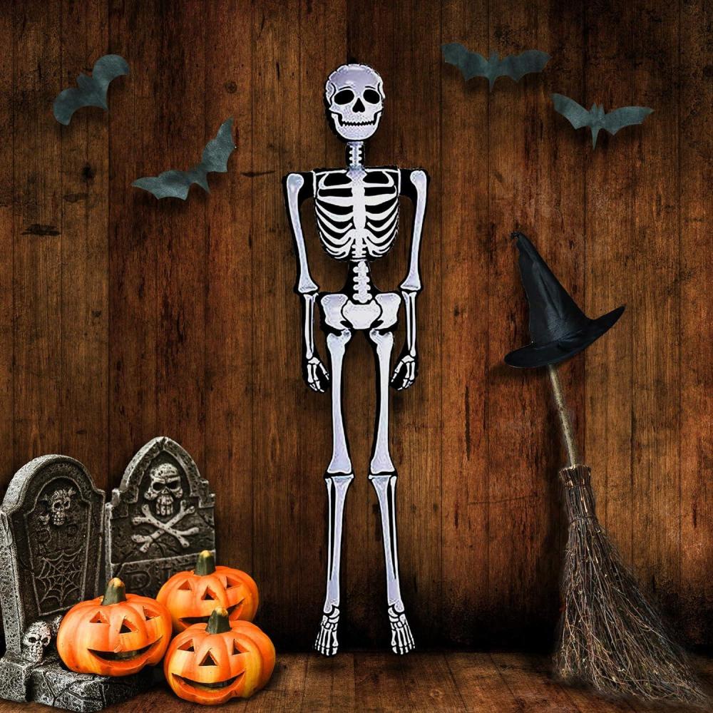 imageArtCreativity LifeSize Halloween Skeleton Inflate Decoration 6ft Tall Cute and Creepy Home Decor  for Indoor and Outdoor Use  Halloween Party Supplies Contest Prize for Kids