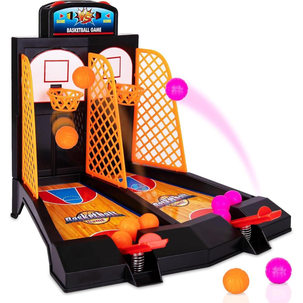 imageArtCreativity Mini Basketball Games Basketball Toys Tabletop Game for Kids and Adults Desk Games for Office Best Basketball Gifts Idea for Boys Girls and Adults