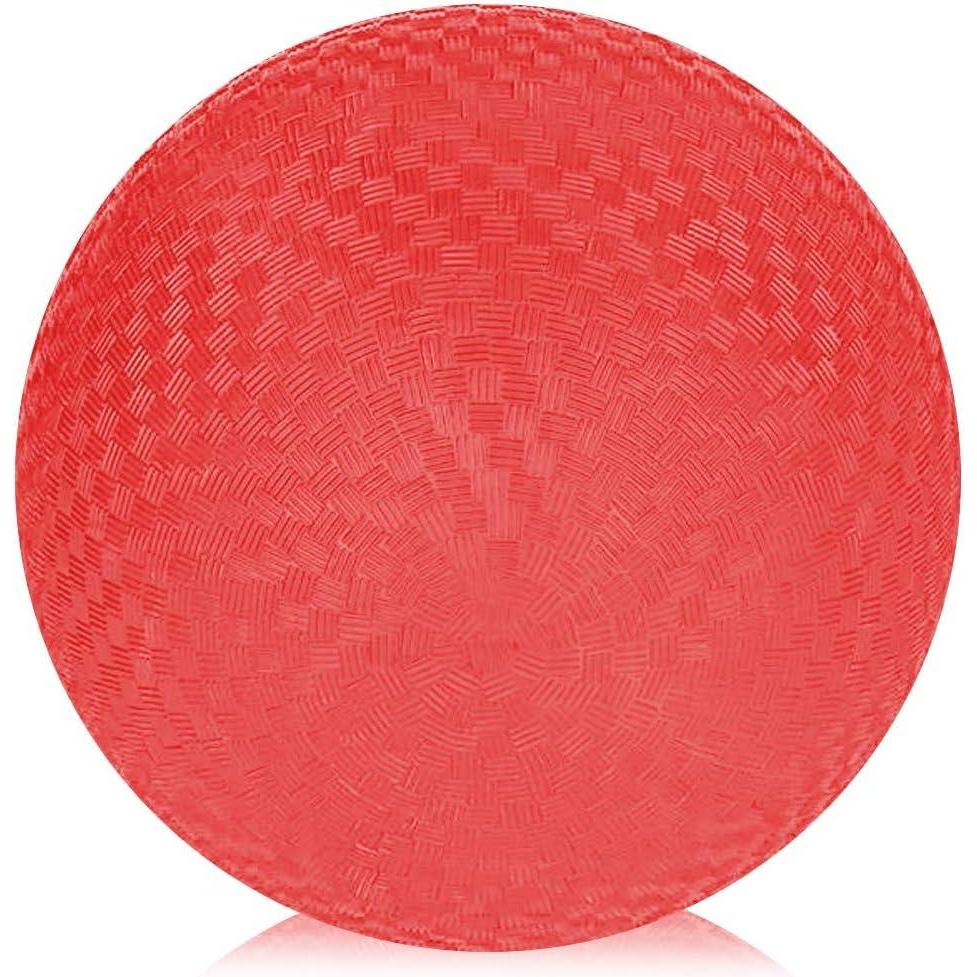 imageArtCreativity Red Playground Ball for Kids Bouncy 10 Inch Kick Ball for Backyard Park and Beach Outdoor Fun Durable Outside Play Toys for Boys and Girls  Sold Deflated