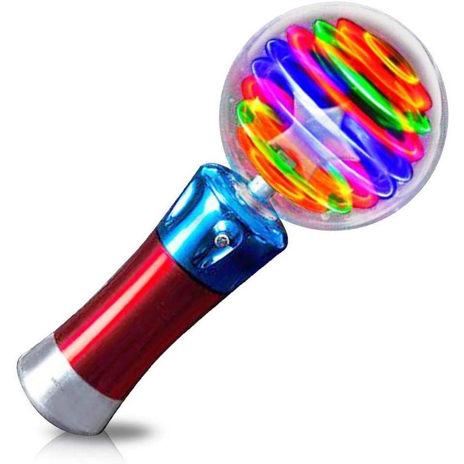 imageArtCreativity Spinning Light Up Toy Wand  Magic Ball with LED Lights Sensory Spinner for Kids Party Favors ampamp Classroom Prizes AutismFriendly Gift