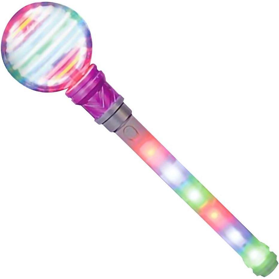 imageArtCreativity Spinning Light Up Wand for Kids 14Inch LED Light Wand with Batteries Included Fun Light Up Spinning Wand for Boys and Girls Perfect Party Favor or Birthday Gift