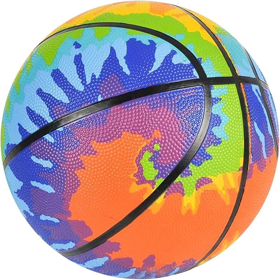 imageArtCreativity Tie Dye Regulation Basketball for Kids Bouncy Rubber Kick Ball for Backyard Park ampamp Beach Outdoor Fun Beautiful Rainbow Colors Durable Outside Toys for Boys ampamp Girls Sold Deflated