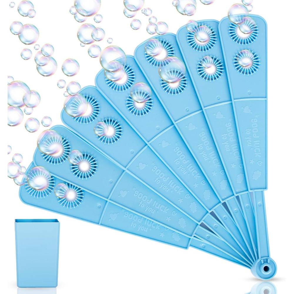 imageArtCreativity Toy Fan Bubble Wand for Kids  Folding Toy Fan Bubble Wand with Cup Extra Wand and 2 Bags of Bubble Fluid  Toddler Bubble Wand for Boys and Girls  Outdoor Toys for Kids