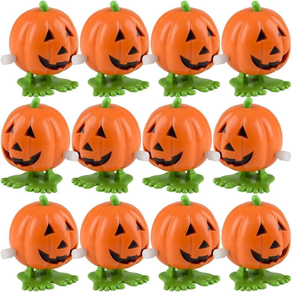 imageArtCreativity Wind Up Pumpkin Halloween Toys Set of 12 for Kids and Adults NonCandy Halloween Treats and Goodie Bag Fillers for Hours of Fun and Active Play