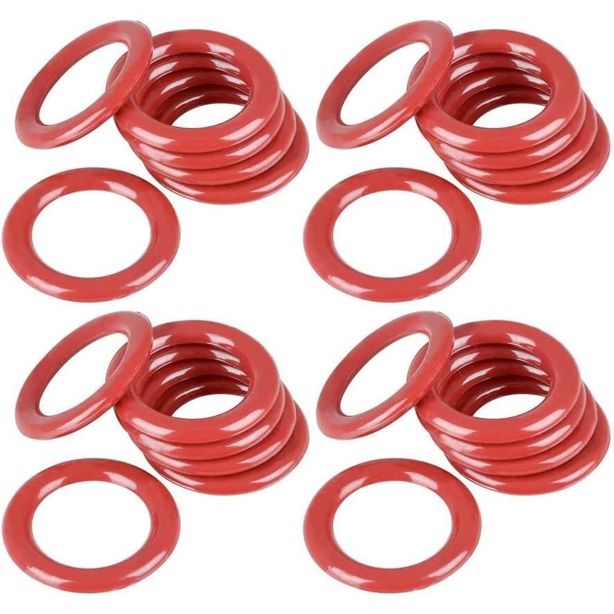 imagePlastic Carnival Rings  Pack of 24  25 Inch Rings for Ring Toss  Fun Target Toys  Cool Homemade School and Carnival Party Favors