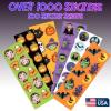 ArtCreativity 1000+ Assorted Halloween Stickers for Kids, 100 Bulk Stickers Sheets, Made in USA, Great for Halloween Party Favors, Treats, Décor, Goodie Bags, Great Gift for Kids(1000 Stickers)