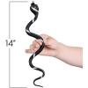ArtCreativity 12 Packs of Fake Snakes 14 Inch – Realistic Assorted Rubber Snake Toy for Kids – Snakes Garden Props to Scare Birds, Birthday Party Favor, Halloween Props, Prank Gift for Boys and Girls