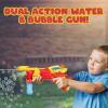 ArtCreativity 2 in 1 Water and Bubble Gun, Dual-Function Water Squirt Gun with Bubble Fluid, Friction Powered Bubble Machine Gun, Summer Toys for Kids, Great Gift for Boys and Girls