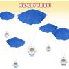 ArtCreativity 24-Pack / 2″ Mini Astronaut Paratroopers – Durable Parachute Toys for Kids – Space-Themed Party Favors, Astronaut Piñata Fillers, and Goodie Bag Toys