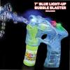 ArtCreativity 3 LED Light Up Bubble Guns, with Sound, Includes 6 Bottles of Bubble Solution Refill, Bubble Blower for Bubble Blaster Party Favors, Summer Toy, Outdoors Activity, Birthday Gift