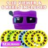 ArtCreativity 3D Viewer for Kids with 6 Reels, Reel Viewer with 42 HD Images – Dinosaurs, Animals, Space & More – Vibrant Viewfinder Toy for Kids – Great Fun Gift Idea