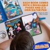 ArtCreativity 4 Pack Magic Water Coloring Books for Toddlers, Reusable Magic Water Pen Coloring Books for Kids – Mess Free Water Art Book for Toddlers – Travel Activity Toys, No-Mess Coloring