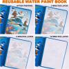 ArtCreativity 4 Pack Magic Water Coloring Books for Toddlers, Reusable Magic Water Pen Coloring Books for Kids – Mess Free Water Art Book for Toddlers – Travel Activity Toys, No-Mess Coloring