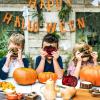 ArtCreativity 6 Pieces Flip Sequins Pumpkin Halloween Toys, Color-Changing Sequins, Soft Stuffed Toys, Fun Halloween Party Favors
