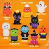 ArtCreativity Assorted Halloween Rubber Characters for Kids, Pack of 10, Trick or Treat Supplies, Goodie Bag Fillers, Party Favors, Halloween Themed Bathtub Toys