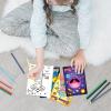 ArtCreativity Assorted Mini Alien Coloring Books for Kids, Pack of 20, Small Color Booklets in 4 Designs, Halloween Party Favors for Kids, Outer Space Goodie Bag Fillers for Boys and Girls