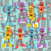ArtCreativity Bendable Robot Figures, Set of 12 Flexible Men, Birthday Party Favors for Boys and Girls, Stress Relief Fidget Toys, Sensory Toys for Kids and Adults, Goody Bag Stuffers