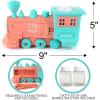 ArtCreativity Bubble Blowing Toy Train with Lights, Includes 2 Bottles Bubble Solution, Friction Powered LED Toy Train for Boys & Girls, Bubble Blower Machine Outdoor Activity, Birthday Gift for Kids