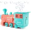 ArtCreativity Bubble Blowing Toy Train with Lights, Includes 2 Bottles Bubble Solution, Friction Powered LED Toy Train for Boys & Girls, Bubble Blower Machine Outdoor Activity, Birthday Gift for Kids