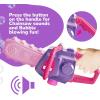 ArtCreativity Bubble Chainsaw for Kids, Electronic Bubble Blower Machine with Bubble Solution Included, Bubble Machine with Realistic Sound, Outdoor Girls Toy Ages 1 2 4 5 6 7 8