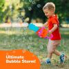 ArtCreativity Bubble Lawn Mower Machine & Bubble Chainsaw for Kids, Electronic Blower Machine with Solution Included, Comes with Realistic Sounds,