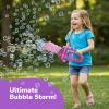 ArtCreativity Bubble Lawn Mower Machine & Bubble Chainsaw for Kids, Electronic Blower Machine with Solution Included, Comes with Realistic Sounds, Outdoor Pretend Play