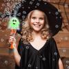 ArtCreativity Bubble Lawn Mower & Halloween Bubble Wand for Kids, Blower Machine & 14″ Light Up Ghost Wand for Toddlers With LED & Music, Halloween Boo Basket Stuffers