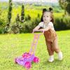 ArtCreativity Bubble Lawn Mower & Halloween Bubble Wand for Kids, Blower Machine & 14″ Light Up Ghost Wand for Toddlers With LED & Music, Halloween Boo Basket Stuffers