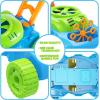 ArtCreativity Bubble Lawn Mower for Toddlers 1-3, Kids Bubble Machine for 1 Year Old Boy Gifts, Bubbles Blowing Push Toys for Kids, Summer Outdoor Gardening Toys for Birthday Gifts Boys & Girls(Blue)