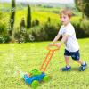ArtCreativity Bubble Lawn Mower for Toddlers 1-3, Kids Bubble Machine for 1 Year Old Boy Gifts, Bubbles Blowing Push Toys for Kids, Summer Outdoor Gardening Toys for Birthday Gifts Boys & Girls(Blue)