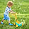 ArtCreativity Bubble Lawn Mower for Toddlers 1-3, Kids Bubble Machine for 1 Year Old Boy Gifts, Bubbles Blowing Push Toys for Kids, Summer Outdoor Gardening Toys for Birthday Gifts Boys & Girls(Yellow)