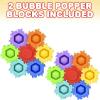 ArtCreativity Bubble Popper Blocks, Set of 2, Sensory Toys for Kids That You Can Pop, Build, and Spin, 7-Piece Pop It Fidget Toys for Kids, Great as Fidget Party Favors and Goodie Bag Fillers