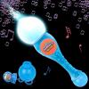 ArtCreativity Bubble Wand for Kids Toys, Light Up Automatic Bubble Blower Maker Wand with LED & Music, Toddler Bubble Toy, Fluid & Batteries Included, Great Gift Idea, Bubbles Party Favor – Blue(Blue)