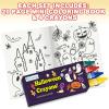 ArtCreativity Bulk 24 Pack Halloween Mini Coloring Book Kit, Each Set Includes 1 Small Coloring Booklet & 4 Crayons, Great for Party Favors, Gifts for Kids & Non-Candy Halloween Treats