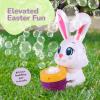 ArtCreativity Bunny Bubble Machine for Toddlers – Bunny Rabbit Bubble Blower Machine Toy for Kids with Refill Solutions, Music, & Batteries – Animal Party Favors and Activities for Girls and Boys