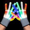 ArtCreativity Cool Toys LED Gloves for Kids, Light Up Gloves for Boys and Girls, Ideal for Halloween & Christmas Parties with 6 Flash Mode, Kids Gloves for 6 7 8 9 10 Year – 1 Pair – Fun Toys Gift