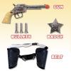 ArtCreativity Cowboy Toy Gun Holster and Belt 9 Piece Set for Kids. 2 Toy Pistols, 1 Sheriff Badge, 2 Gun Holsters, and 3 Play Bullets, 1 Adjustable Belt, Old Western Action Belt for Sheriff