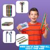 ArtCreativity DIY Bubble Wand Craft for Kids – Set of 300 Straws, Bubble Solution and How-to Guide – – Bubble Wand Craft for Toddlers in 6 Colors – Bubble Blower Craft Ages 4-10