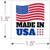 ArtCreativity Dragon Individual Temporary Tattoos for Kids – Bulk Pack of 144 Pre-Cut Dragons Tattoos in Assorted Designs, Non-Toxic 2 Inch – Dragon Tattoo Birthday Party Favors, Goodie Bag Stuffers(Patriotic)