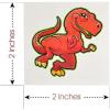 ArtCreativity Dragon Individual Temporary Tattoos for Kids – Bulk Pack of 144 Pre-Cut Dragons Tattoos in Assorted Designs, Non-Toxic 2 Inch – Dragon Tattoo Birthday Party Favors, Goodie Bag Stuffers(Dinosaur)