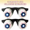 ArtCreativity Droopy Eyeball Glasses for Kids | Funny Glasses with Spring Eyeballs Perfect for Halloween Costume Accessories, Photo Booth Props, Birthday Party Favors, Set of 2 Pop Out Eye Glasses