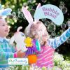 ArtCreativity Easter Bunny Bubble Blaster Toy -Summer Outdoor Fun for Toddlers – Custom Cheerful Bunny & Chick Bubble Machine with Refill Solution, Lights & Batteries – Easter Basket Stocking Stuffers