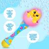 ArtCreativity Easter Chick Bubble Wand, Easter Basket Stuffers for Toddler, 14″ Light Up Automatic Bubble Maker with LED & Music, Bubbles for Kids, Toys for Toddlers 1-3(Chick)