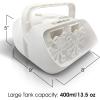 ArtCreativity Electric Bubble Machine for Kids with Concentrated Bubble Solution, Plug-in Automatic Bubble Machine, Blows Up to 8000 Bubbles Per Minute, Dual Fan Bubble Blower for Kids Party