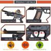 ArtCreativity Elite Ops Toy Gun for Kids – Machine Gun Toy for Boys with Moving Bullets, Flashing Lights, and Sounds Kids Guns – Battery Operated Toy Gun for Kids 8,9,10,11,12, in Colorful Gift Box